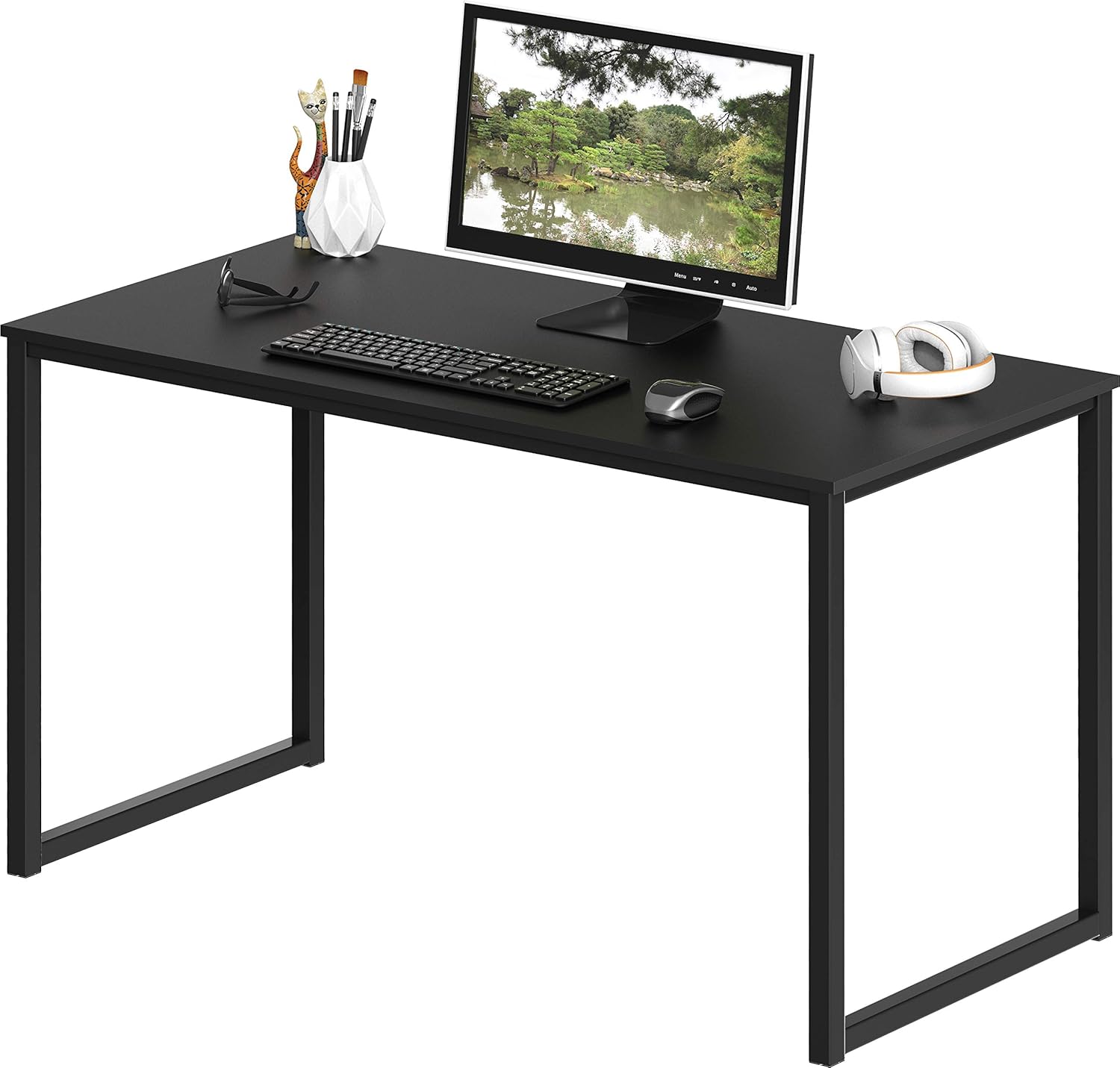 Study Desk with Shelves 120cm setup photo